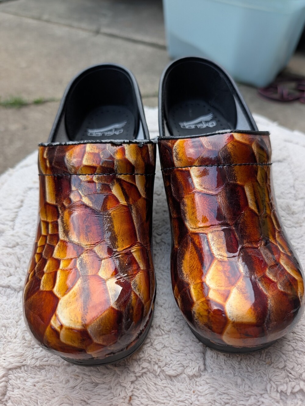 Women's Dansko Tortoise Clogs Size 7/37